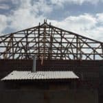 Roofing the new center